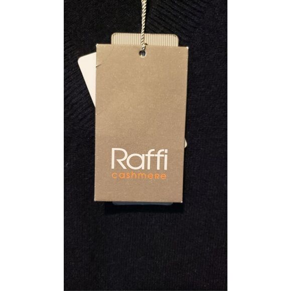 Cashmere Vest Raffi Mens Vest 100% Cashmere Knit Gray V Neck L NEW WITH TAGS - Picture 3 of 4